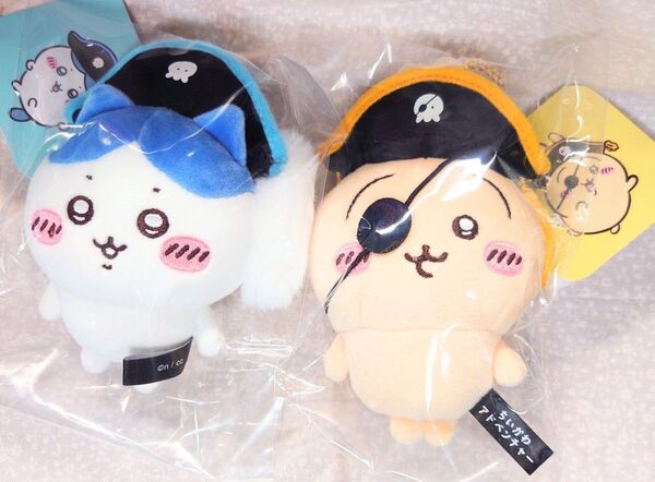 ちいかわ アドベンチャー マスコット ハチワレとうさぎのセット ぬいぐるみ キーホルダー