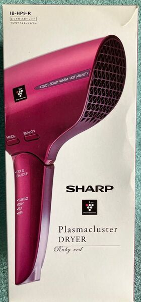 SHARP プラズマクラスタードライヤー IB-HP9-R ルビーレッド