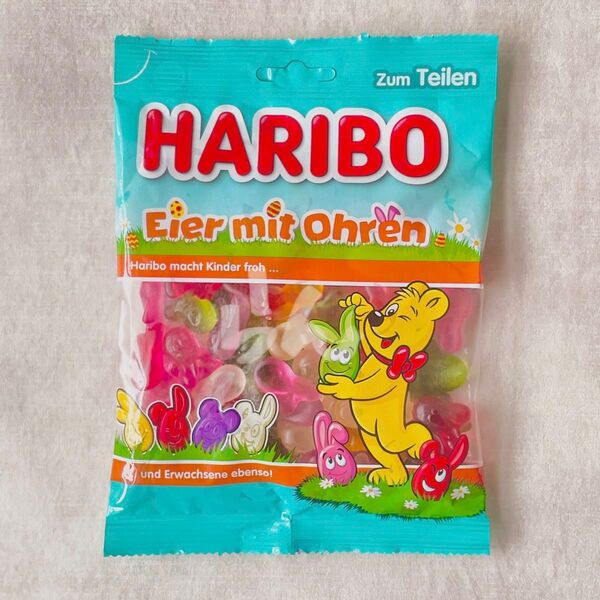 HARIBO【日本未販売】Eier mit Ohren 200g うさぎグミ ハリボーグミ もちもちグミ