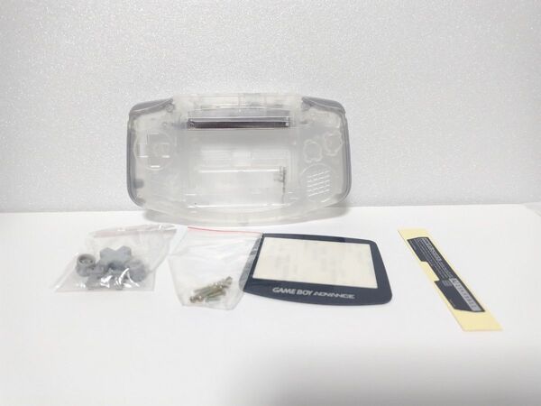 GBA 交換用シェル ケース ゲームボーイアドバンス クリア