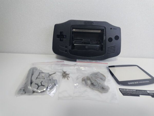 GBA 交換用シェル ケース ゲームボーイアドバンス ブラック