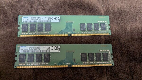 SAMSUNG デスクトップパソコン用 メモリ DDR4-2933 8gb×2 16gb