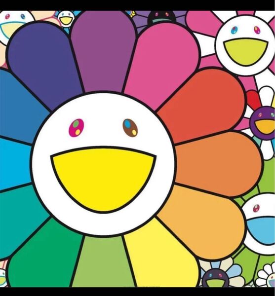 ポップンフラワーズ 村上隆直筆サイン入りエディションプリント