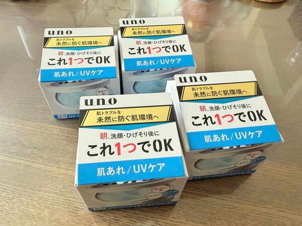 ★新品・未開封 ★ uno (ウーノ) UVパーフェクションジェル 80g 4個セット 5月中旬以降購入品