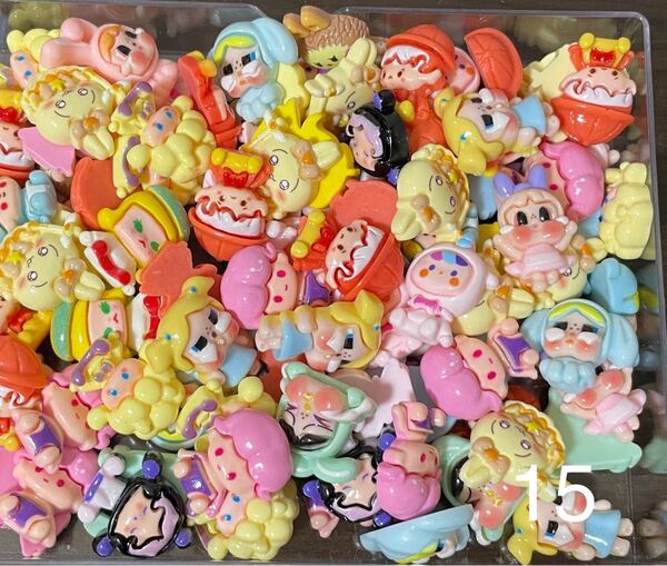 15 デコパーツ まとめ売り100個送料込み 即決のみ