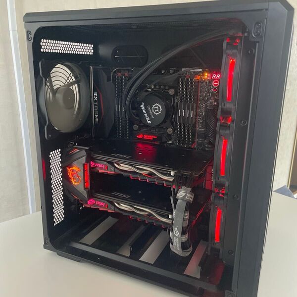 【自作】SLIゲーミングPC/core-i7/GTX1080/64GB/SSD1TB