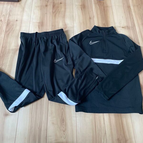 NIKE ジャージ 上下セット ブラック 150