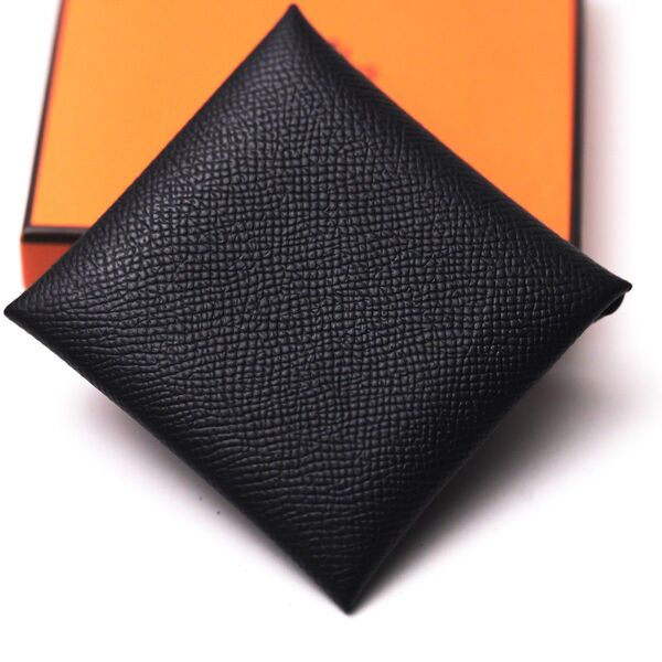 【未使用級】エルメス バスティア ブラック ヴォーエプソン HERMES/カルヴィ カルヴィデュオ ベアン