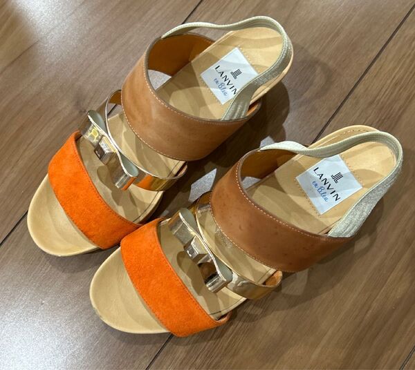LANVIN en Bleu サンダル