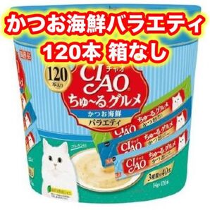 CIAO ちゅーる グルメ 120本 バラ かつお海鮮バラエティ チャオ ちゅ~る