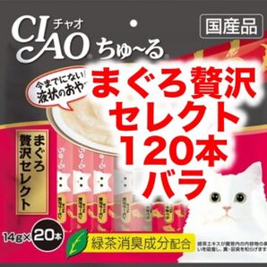 チャオ ちゅ~る まぐろ贅沢セレクト バラ 120本ちゅーる 猫用 おやつ いなば