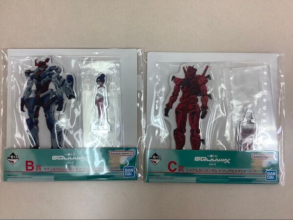 一番くじ 機動戦士Gundam ジークアクス B賞 C賞 ビジュアルスタンド