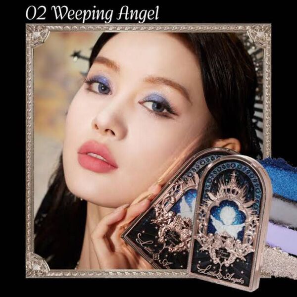 FlowerKnows フラワーノーズ リトルエンジェルコレクション 9色アイシャドウパレット 02 Weeping Angel