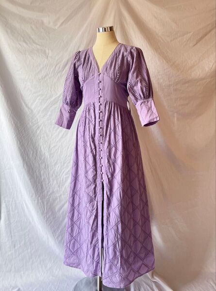 ameri MEDI CRUMPLE COTTON LACE DRESS アメリ ヴィンテージ コットン レース ワンピース