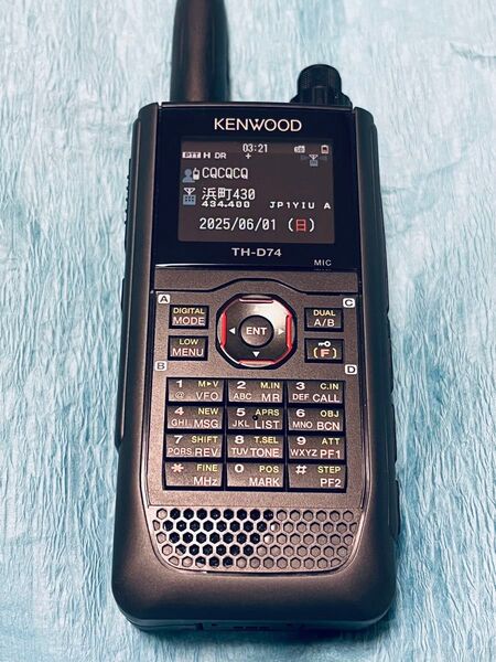 KENWOOD TH-D74 144/430MHz ハンディトランシーバー デュアルバンド APRS D-STAR