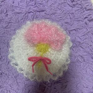 ハンドメイド スセミタワシ カーネーション