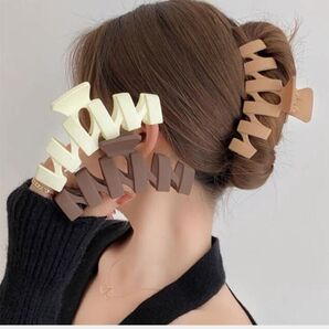 シェブロン バンスクリップ ヘアクリップ ヘアアクセサリー 韓国 髪留め 髪飾り