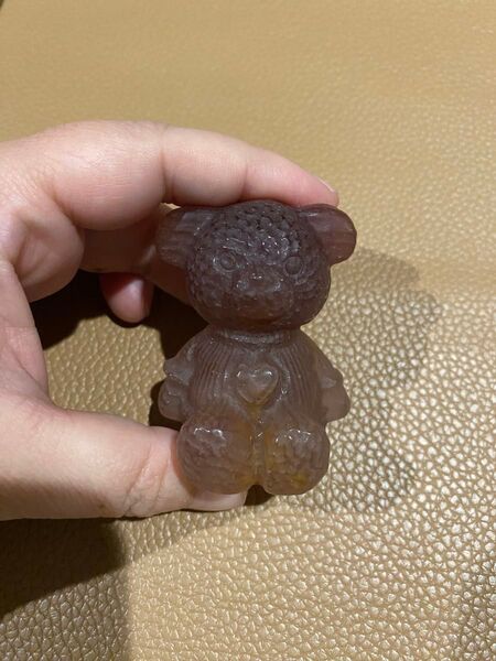 天然石くまちゃん 置物
