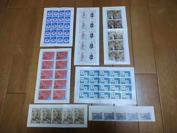 記念切手5200円分(50円×91枚、80円×3枚、60円×1枚、62円×5枚、40円×1枚)額面割れ 未使用 即発送