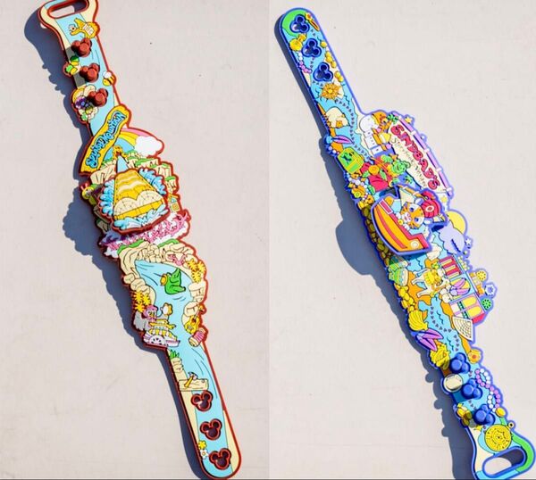 ディズニー カプセルトイ カラフルバンド
