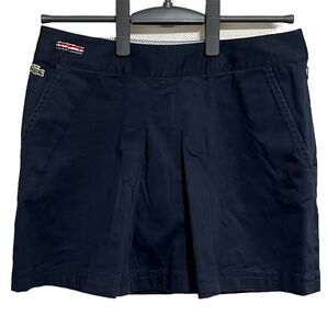 【着用極少】ラコステ ゴルフ スカート 紺 インナーパンツあり サイズ40(XL相当)大きめ