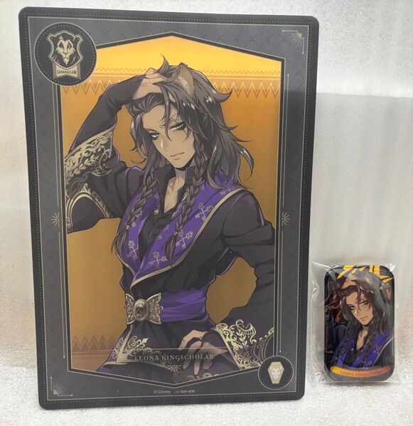 ツイステ レオナ・キングスカラー クリアシートコレクション 缶バッジ