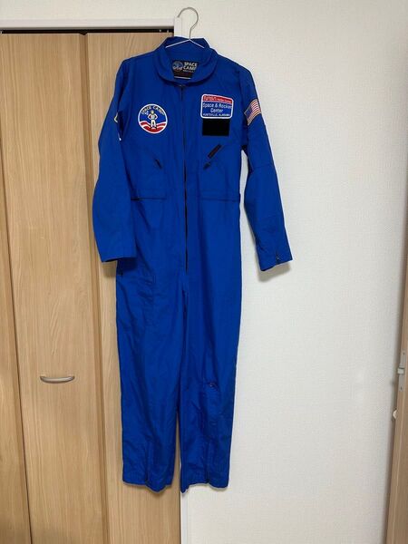 つなぎ 作業着 オールインワン ブルー 古着 NASA スペースキャンプ US古着