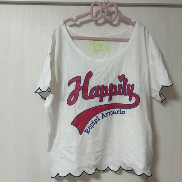 新品タグ付き レピピアルマリオ スカラップショート Tシャツ 160cm