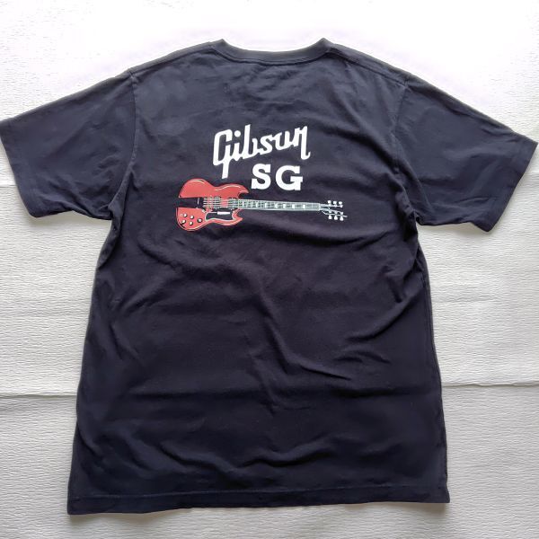 UNIQLO ユニクロ UT ギブソン SG コラボ Tシャツ 黒 L gibson ギター 250513-18