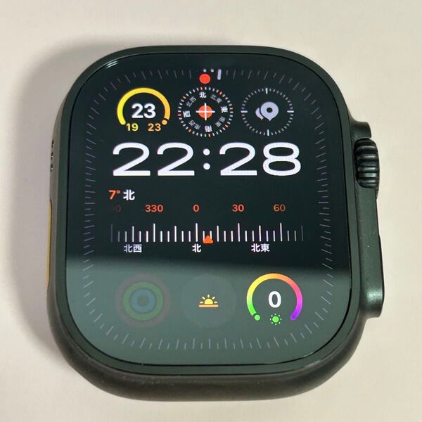 Apple Watch Ultra 2 (49mm) MX4V3J/A ブラックチタニウム Apple Care 保証残あり
