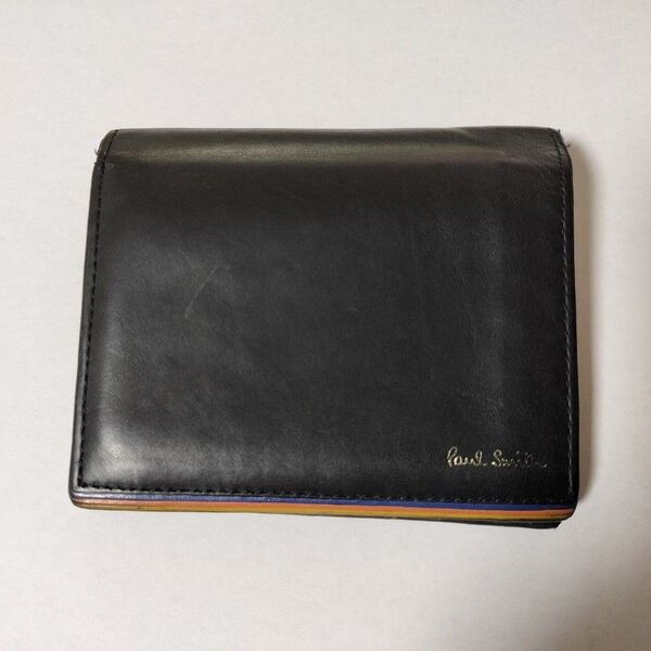 ポール・スミス Paul Smith 二つ折り財布 ブラック
