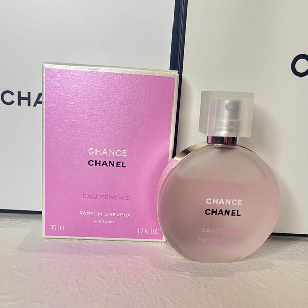CHANEL チャンス オー タンドゥル ヘアミスト 7〜8割 ピンクギフトボックス付き 香水 フローラル系