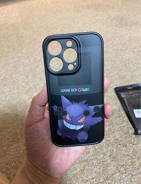 新品未使用 iPhone14proスマホケース ポケモン ピカチュウ ゲームボーイカラー
