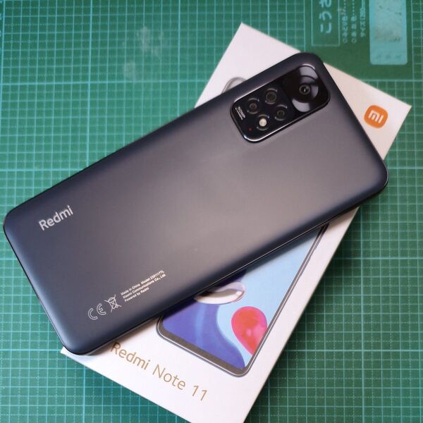 Redmi Note 11 6.43インチ メモリー4GB ストレージ64GB グラファイトグレー 中古品