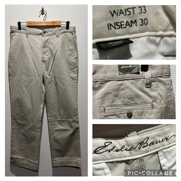エディーバウアー Eddie Bauer チノパン w33新品