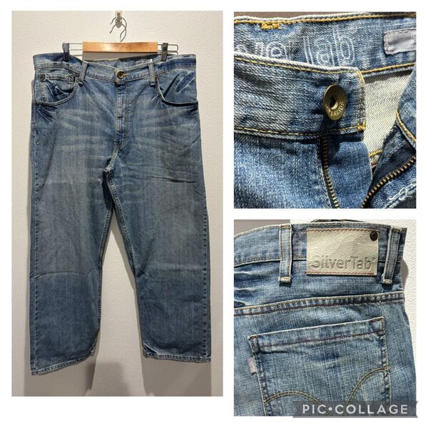 00s Levi’s シルバータブ W38 デニム バギーパンツ
