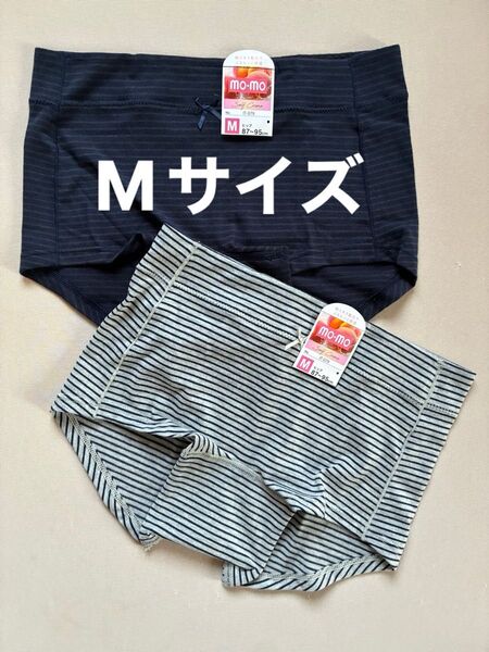 レディース ショーツ Mサイズ 2枚セット 綿混素材