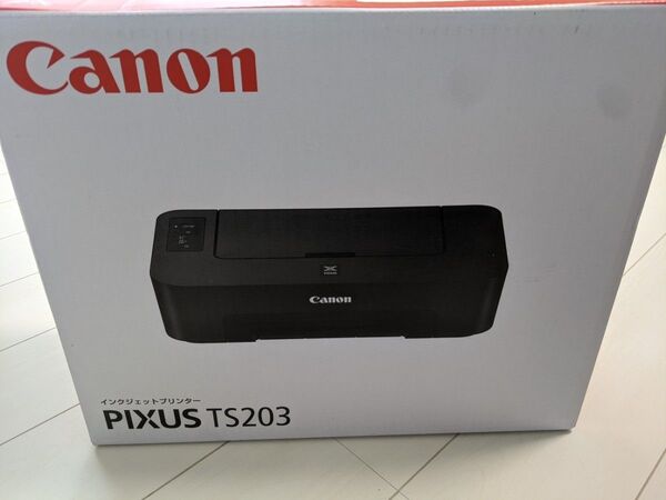 【未使用/納品書有】CANON プリンター PIXUS TS203 黒 インク無
