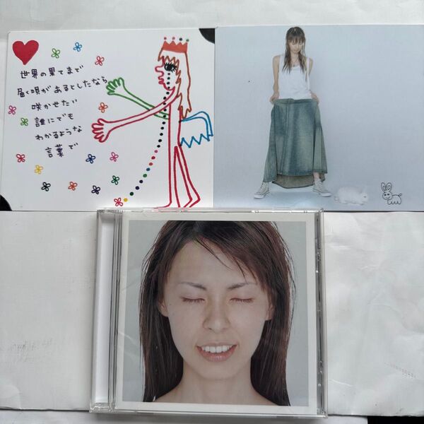 竹内めぐみアルバム CD 「みえないもの」メッセージカード ポストカード
