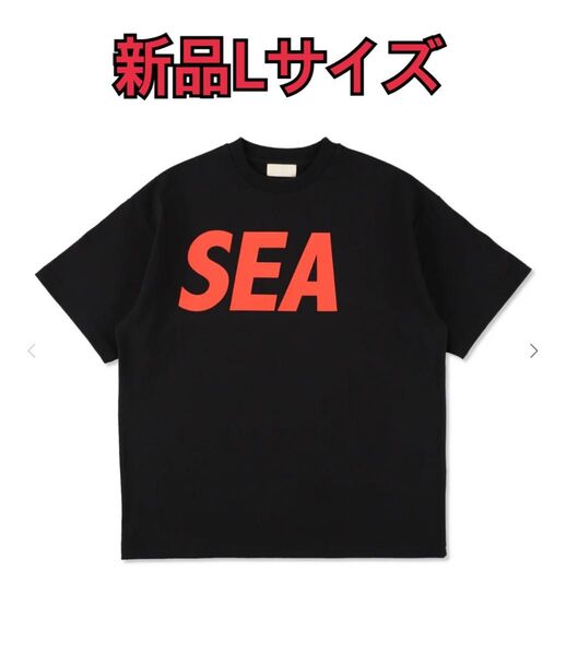 新品【Lサイズ】wind and sea ウィンダンシー 黒×赤 半袖T