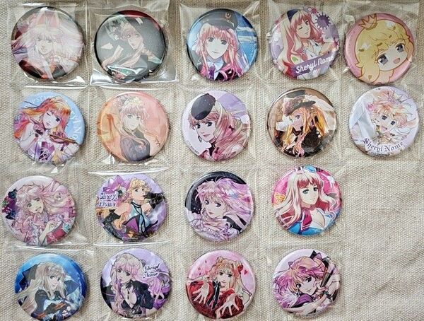 マクロスフロンティア シェリル 缶バッジ セット マクロスF