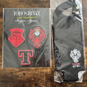 東方神起ボトルホルダー レザー風ステッカーのおまけ付き