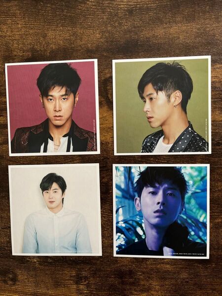東方神起 ユノ ジャケカ 4枚