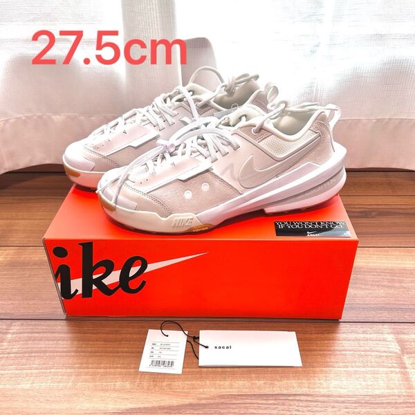 NIKE sacai Zegamadome 9.5 WHITE ゼガマドーム ナイキ サカイ 27.5cm