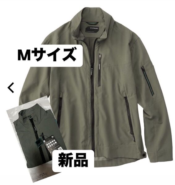父の日 エックスシェルター暑熱ジャケット セージグリーン M ワークマン