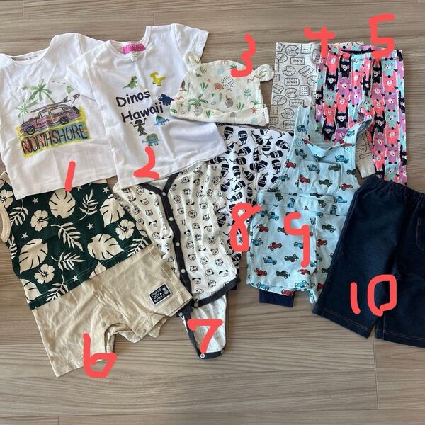 【まとめ売り】ベビー服 海外ベビー服 赤ちゃん Tシャツ 半袖 ロンパース