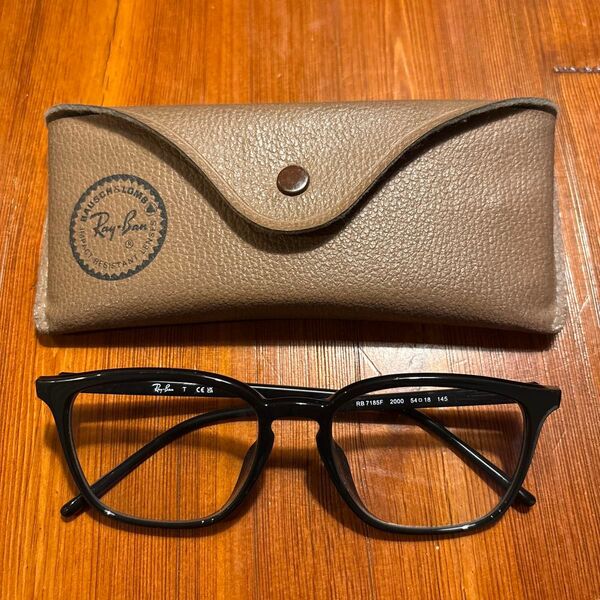 レイバン Ray-Ban RB7185F メガネ ブラック
