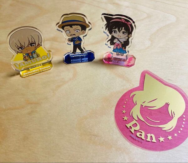 名探偵コナン ロックフェス アクリルスタンド3種+ダイカットクリアステッカー