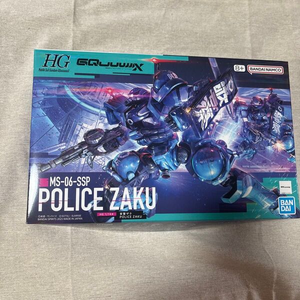 軍警ザク HG GQuuuuuuX POLICE ZAKU ダンボール梱包