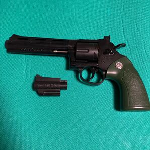 売り切り! PYTHON357 パイソン 樹脂製エアガン スポンジダーツ弾 S&W ショートバレル付き